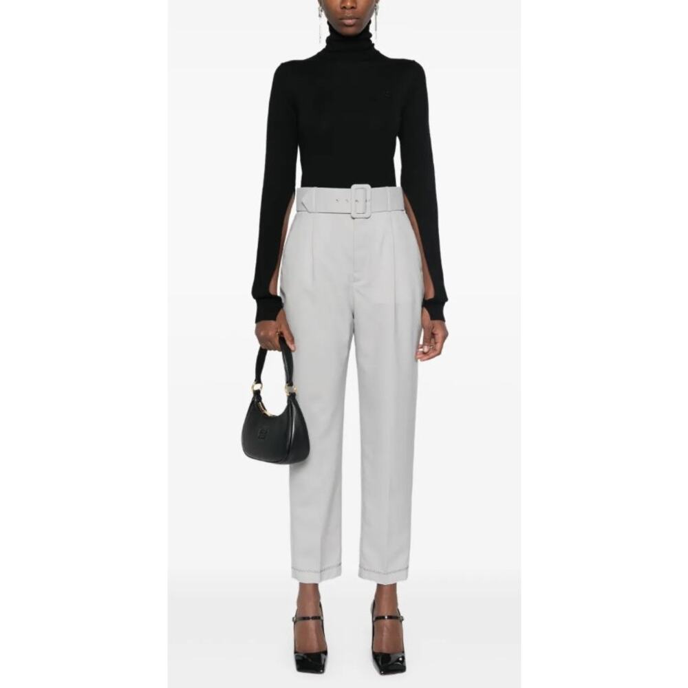 NWT Marni Tailored Wool Trousers Pants Gray IT 40 Sz 4 Italian Designer $975